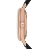Buy Shop Emporio Armani Meccanico White Skeleton Dial Black Leather Strap Watch For Men - AR1924 USA Online