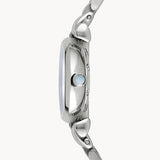 Buy Shop Emporio Armani Gianni Blue Dial Silver Steel Strap Watch For Women - AR1961 USA Online