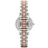 Buy Shop Emporio Armani Gianni T-Bar Mother of Pearl Dial Two Tone Steel Strap Watch For Women - AR1987 USA Online