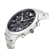 Buy Shop Emporio Armani Classic Chronograph Black Dial Silver Steel Strap Watch For Men - AR2434 USA Online
