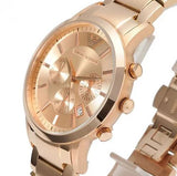 Buy Shop Emporio Armani Classic Rose Gold Chronograph Steel Strap Watch For Men - AR2452 USA Online