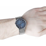 Buy Shop Emporio Armani Renato Blue Dial Silver Steel Strap Watch For Men - AR2472 USA Online