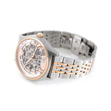 Buy Shop Emporio Armani Meccanico White Dial Two Tone Stainless Steel Watch For Men - AR60002 USA Online