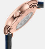 Buy Shop Emporio Armani Meccanico Automatic Blue Dial Blue Leather Strap Watch For Men - AR60050 USA Online