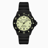 Buy Shop Emporio Armani Sea Explorer Automatic Yellow Dial Black Silicone Strap Watch For Men - AR60085 USA Online