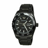 Buy Shop Emporio Armani Sportivo Quartz Black Dial Black Steel Strap Watch For Men - AR6049 USA Online