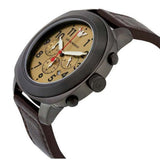 Buy Shop Emporio Armani Delta Chronograph Brown Dial Brown Leather Strap Dial Watch For Men - AR6055 USA Online