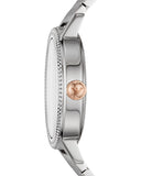 Buy Shop Emporio Armani Interchangeable Analog Mother of Pearl Dial Silver Steel Strap Watch For Women - AR80020 USA Online