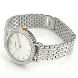 Buy Shop Emporio Armani Interchangeable Analog Mother of Pearl Dial Silver Steel Strap Watch For Women - AR80020 USA Online