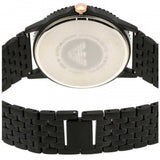 Buy Shop Emporio Armani Interchangeable Black Dial Black Steel Strap Watch For Men - AR80021 USA Online