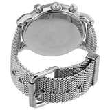 Buy Shop Emporio Armani Luigi Black Dial Silver Mesh Bracelet Watch For Men - AR8032 USA Online