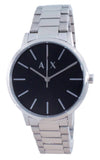 Armani Exchange Cayde Analog Black Dial Silver Steel Strap Watch For Men - AX2700