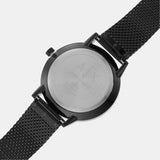 Armani Exchange Cayde Chronograph Black Dial Black Mesh Strap Watch For Men - AX2716