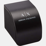 Armani Exchange Cayde Chronograph Black Dial Black Mesh Strap Watch For Men - AX2716