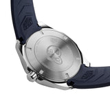 Buy Shop Tag Heuer Aquaracer Quartz Blue Dial Blue Rubber Strap Watch for Men - WAY101C.FT6153 USA Online