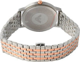 Buy Shop Emporio Armani Kappa Quartz Silver Dial Two Tone Mesh Bracelet Watch For Men - AR11093 USA Online