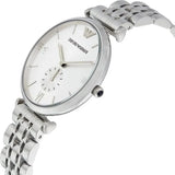 Buy Shop Emporio Armani Classic Silver Dial Silver Steel Strap Watch For Men - AR1819 USA Online