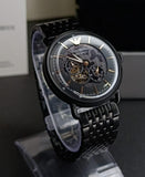 Buy Shop Emporio Armani Automatic Multifunction Black Dial Black Mesh Bracelet Watch For Men - AR60025 USA Online