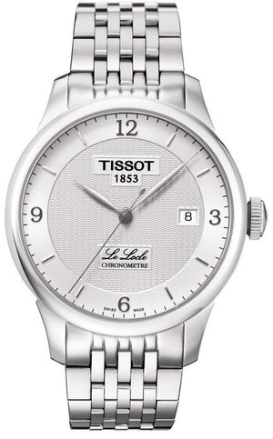 Buy Shop Tissot Le Locle Automatic Cosc White Dial Silver Steel Strap Watch For Men - T006.408.11.037.00 USA Online