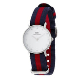 Buy Shop Daniel Wellington Classy Oxford White Dial Two Tone Nylon Strap Watch For Women - DW00100072 USA Online