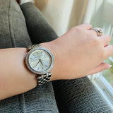 Buy Shop Michael Kors Darci Silver Dial Two Tone Steel Strap Watch for Women - MK3405 USA Online