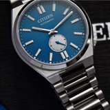 Citizen Tsuyosa Automatic Blue Dial Silver Steel Strap Watch For Men - NK5010-51L