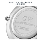 Buy Shop Daniel Wellington Classic Petite Sheffield White Dial Black Leather Strap Watch For Women - DW00100186 USA Online