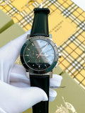 Buy Shop Burberry The City Black Dial Black Leather Strap Watch for Men - BU9382 USA Online