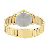Michael Kors Slim Runway Gold Dial Two Tone Gold Strap Watch for Women - MK4285