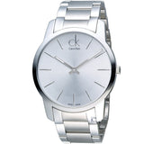 Buy Shop Calvin Klein City Silver Dial Silver Steel Strap Watch for Men - K2G21126 USA Online