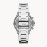 Buy Shop Fossil Bannon Chronograph Green Dial Silver Steel Strap Watch for Men - BQ2492 USA Online