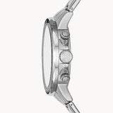 Buy Shop Fossil Bannon Chronograph Green Dial Silver Steel Strap Watch for Men - BQ2492 USA Online