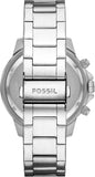 Buy Shop Fossil Bannon Chronograph Green Dial Silver Steel Strap Watch for Men - BQ2492 USA Online