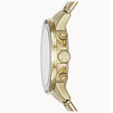 Buy Shop Fossil Dean Chronograph Champagne Dial Gold Steel Strap Watch for Men - FS4867 USA Online