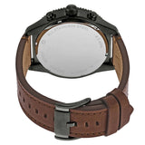 Buy Shop Fossil Brox Multifunction Grey Dial Brown Leather Strap Watch for Men - BQ2800 USA Online