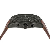 Buy Shop Fossil Brox Multifunction Grey Dial Brown Leather Strap Watch for Men - BQ2800 USA Online