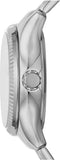 Buy Shop Fossil Rye Automatic Skeleton Silver Dial Silver Steel Strap Watch for Women - BQ3753 USA Online