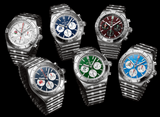 Buy Shop Breitling Chronomat B01 42 Six Nations Italy Blue Dial Silver Steel Strap Watch for Men - AB0134A41C1A1 USA Online