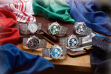 Buy Shop Breitling Chronomat B01 42 Six Nations Ireland Green Dial Silver Steel Strap Watch for Men - AB0134A91L1A1 USA Online