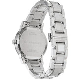 Burberry The City Diamonds Silver Dial Silver Steel Strap Watch for Women - BU9220