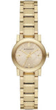 Burberry The City Gold Dial Gold Steel Strap Watch for Women - BU9227