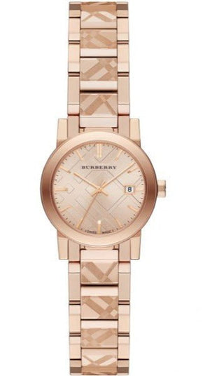Buy Shop Burberry The City Rose Gold Dial Rose Gold Steel Strap Watch for Women - BU9235 USA Online
