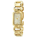 Buy Shop Burberry Heritage Silver Dial Brown Leather Strap Watch for Women - BU4213 USA Online