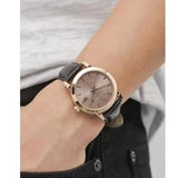 Buy Shop Burberry The City Brown Dial Brown Leather Strap Watch for Men - BU9013 USA Online