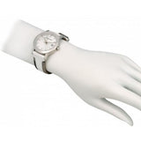 Buy Shop Burberry The City Silver Dial White Leather Strap Watch for Women - BU9019 USA Online