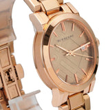 Buy Shop Burberry The City Rose Gold Dial Rose Gold Steel Strap Watch for Women - BU9034 USA Online