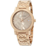 Buy Shop Burberry The City Rose Gold Dial Rose Gold Steel Strap Watch for Women - BU9039 USA Online