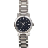 Burberry The City Black Dial Silver Steel Strap Watch for Women - BU9201