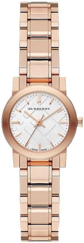 Buy Shop Burberry The City White Dial Rose Gold Steel Strap Watch for Women - BU9204 USA Online