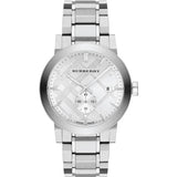 Burberry The City Silver Dial Silver Steel Strap Watch for Men - BU9900